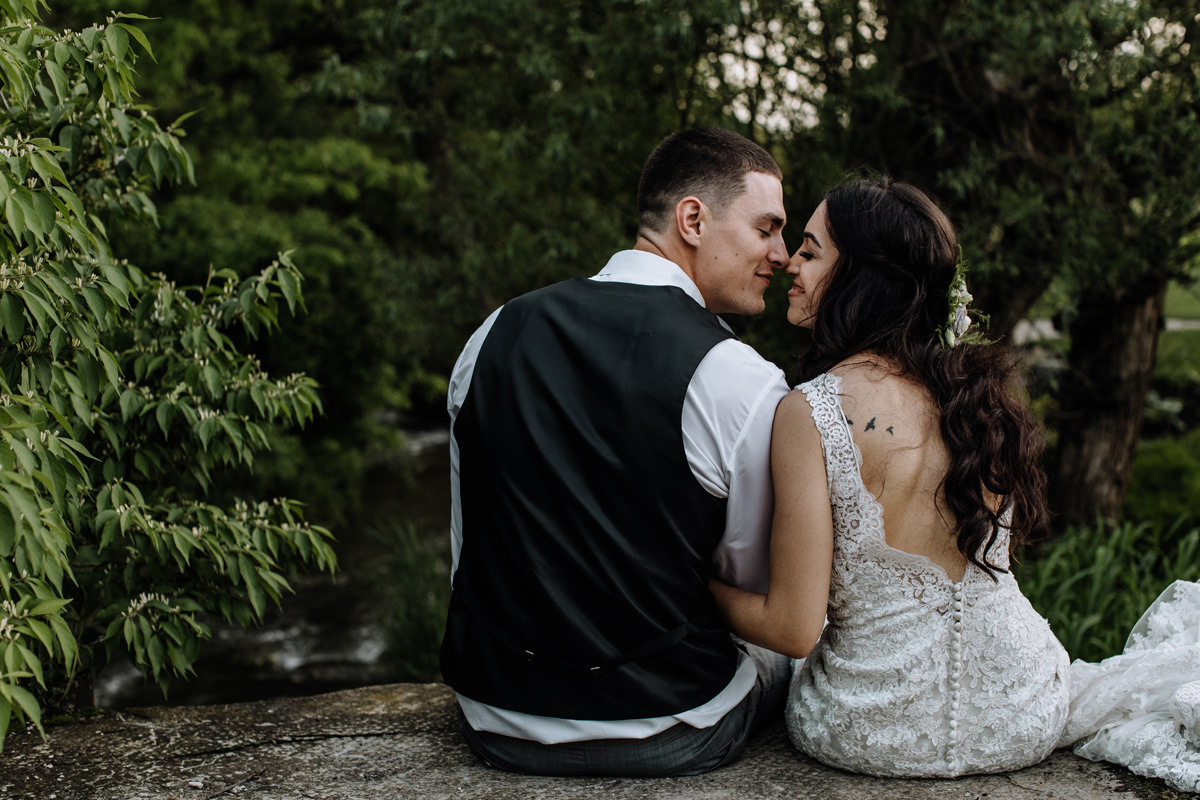  After getting the couple in position, this shot was created by using the prompt “kiss each other with your noses” and letting their natural response be on display. As this image shows, a good prompt gets things moving along, but its just as important to get the right composition and angle to capture the magic. 