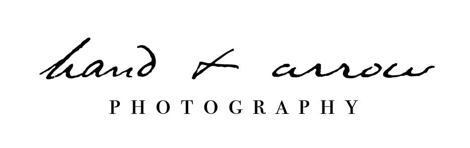 Hand and Arrow Photography Business Brand Logo