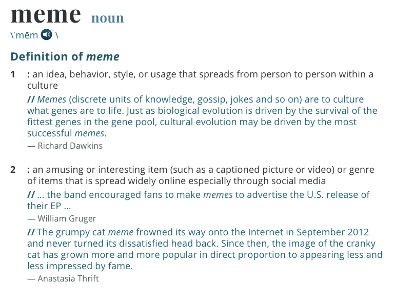 memes-definition