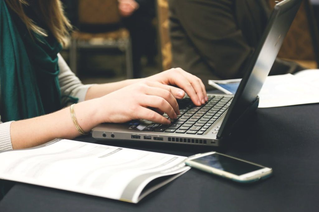 woman-typing-writing-windows