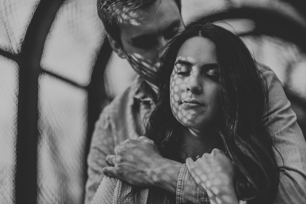black-and-white-engagement-photography