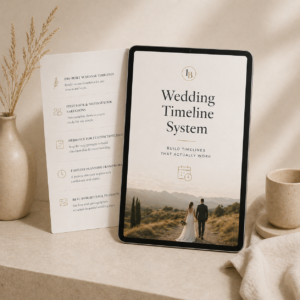 Wedding Timeline System